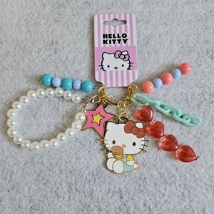 Hello Kitty  Bead Charms Key Chain